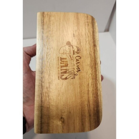 Carver Dan's Handcrafted Wooden Puzzle Box/Trinket Box Star Of David & Florals - Picture 9 of 16